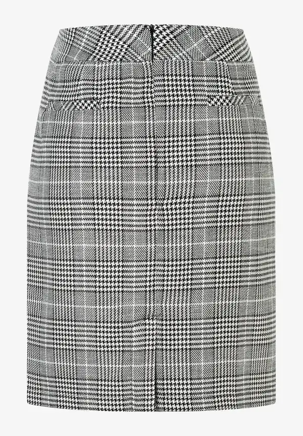 More & More Glencheck Rock, Schwarz/ecru, Herbst-Kollektion