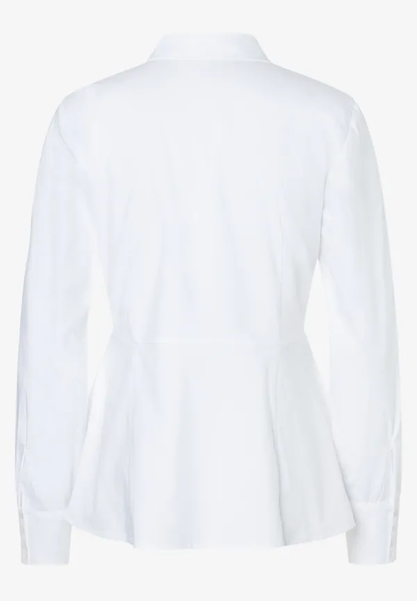 More & More Hemdbluse Mit Falten-Detail, Weiß, Herbst-Kollektion