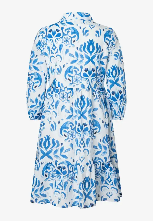 More & More Hemdblusenkleid, Blau/weiß, Sommer-Kollektion