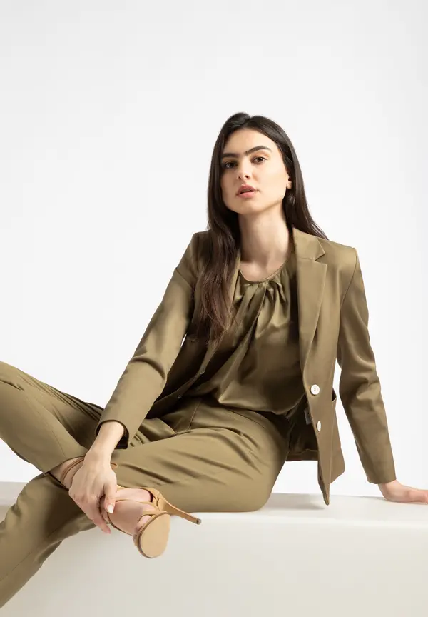 More & More Hose Hedy, Soft Reed Green, Sommer-Kollektion