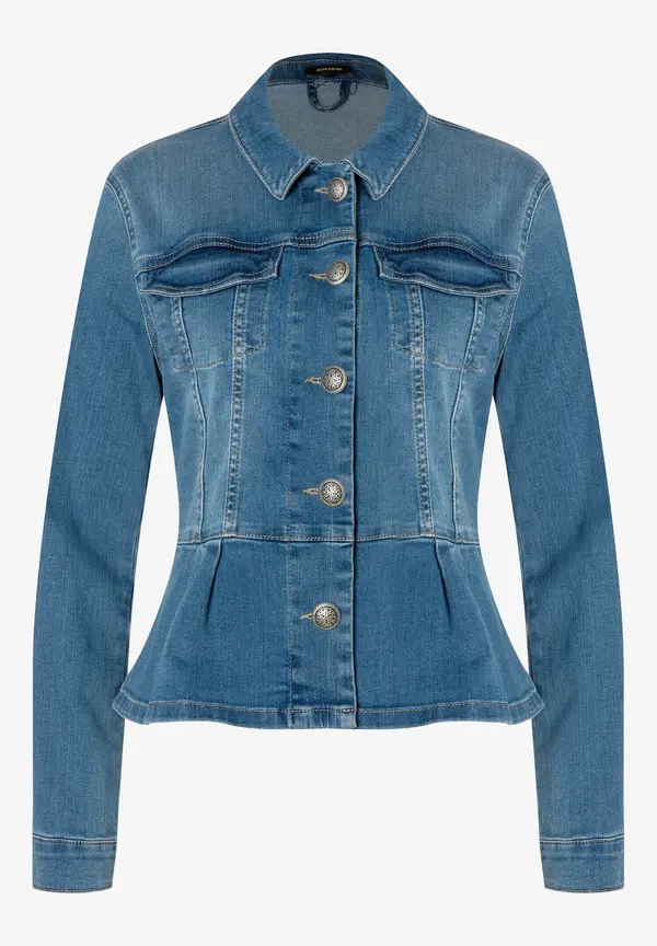More & More Jeansjacke Mit Schößchen, Frühjahrs-Kollektion