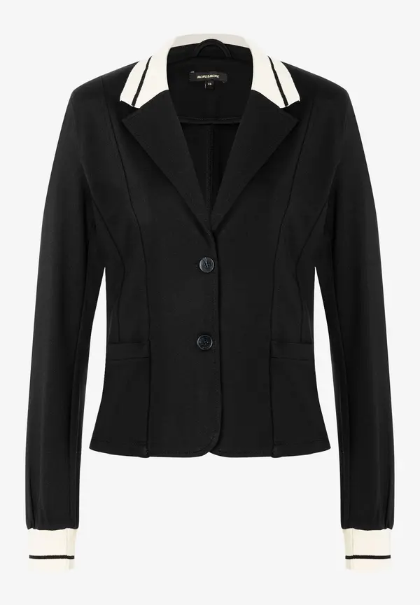 More & More Jerseyblazer, Schwarz, Frühjahrs-Kollektion