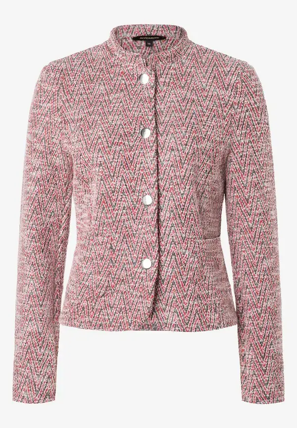 More & More Jerseyjacke, Zick-Zack Muster, Herbst-Kollektion