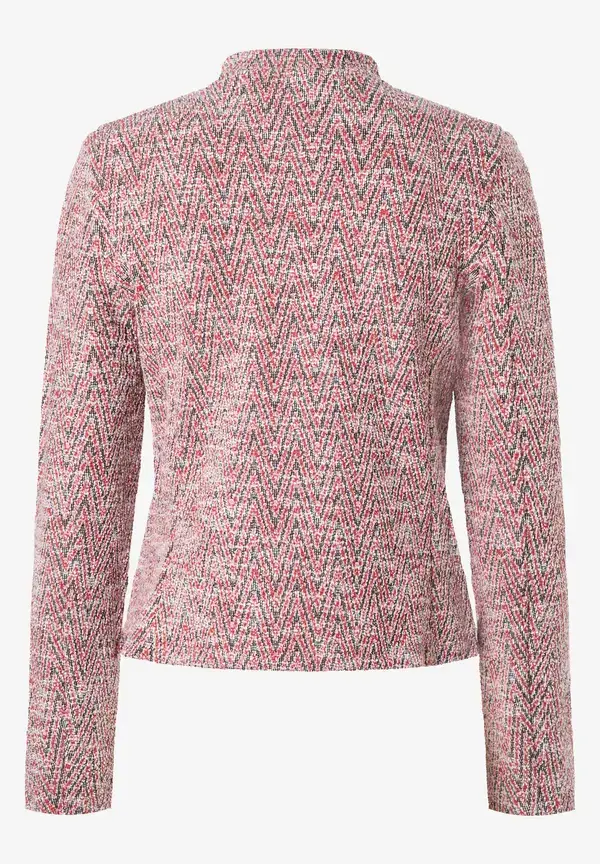 More & More Jerseyjacke, Zick-Zack Muster, Herbst-Kollektion