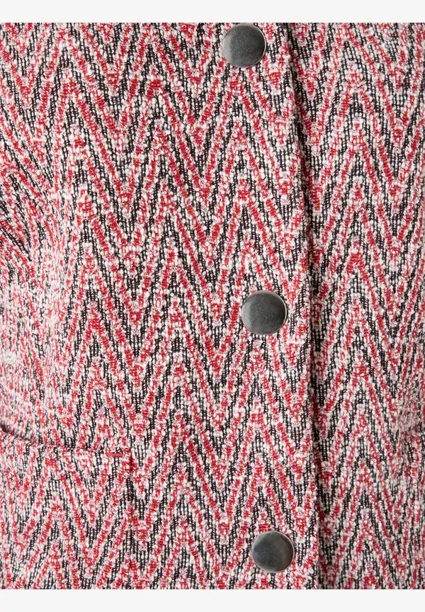 More & More Jerseyjacke, Zick-Zack Muster, Herbst-Kollektion