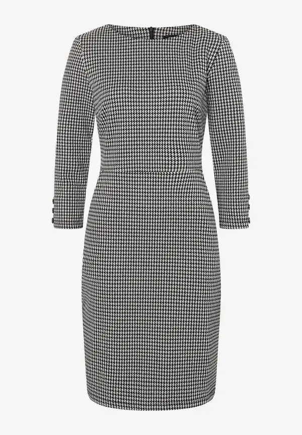 More & More Jerseykleid, Hahnentritt-Dessin, Herbst-Kollektion