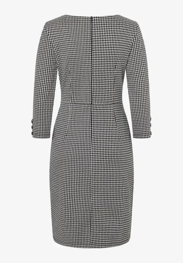 More & More Jerseykleid, Hahnentritt-Dessin, Herbst-Kollektion