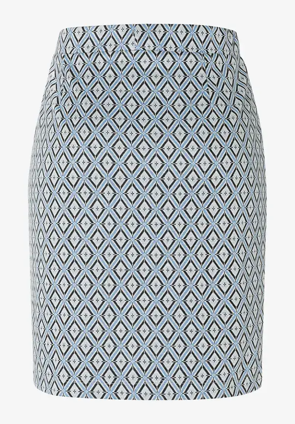 More & More Jerseyrock Mit Jacquardmuster, Frühjahrs-Kollektion