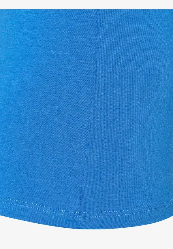 More & More Jerseytop Mit V-Ausschnitt, Magic Blue, Sommer-Kollektion