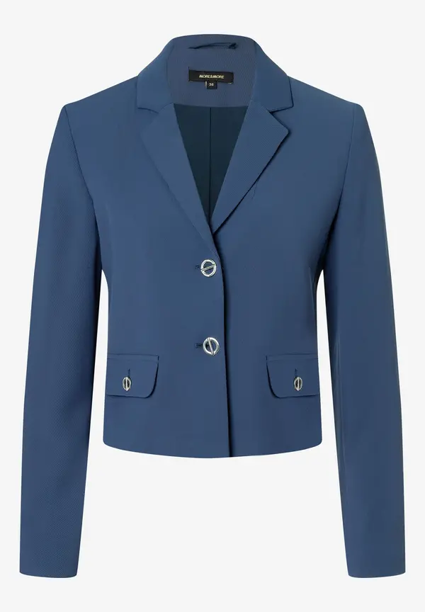 More & More Kurzer Blazer, Estate Blue, Frühjahrs-Kollektion