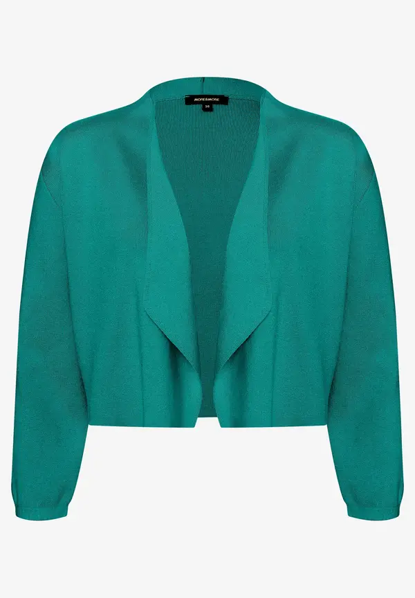 More & More Kurzer Cardigan, Summergarden Green, Sommer-Kollektion