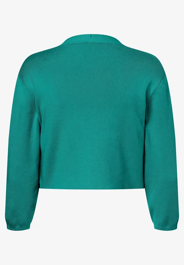 More & More Kurzer Cardigan, Summergarden Green, Sommer-Kollektion