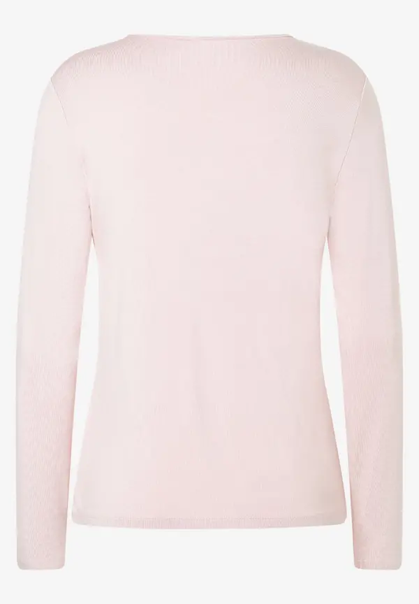 More & More Langarm-T-Shirt, Rosa, Frühjahrs-Kollektion