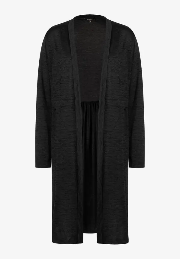 More & More Lange Jerseyjacke, Schwarz, Sommer-Kollektion