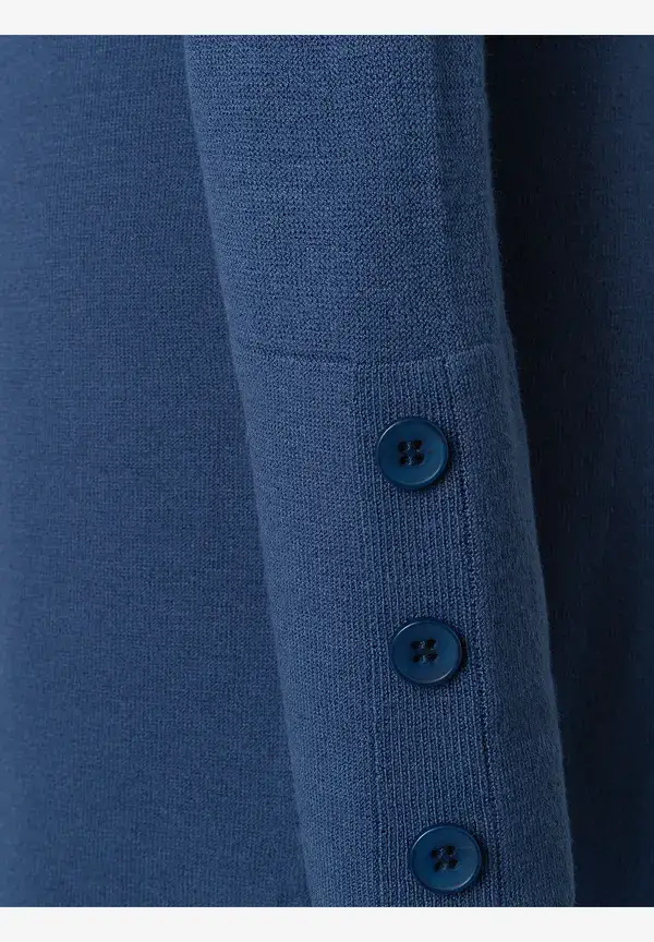 More & More Langer Cardigan, Estate Blue, Frühjahrs-Kollektion