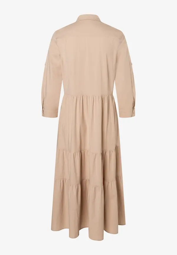 More & More Langes Hemdblusenkleid, Beige, Frühjahrs-Kollektion