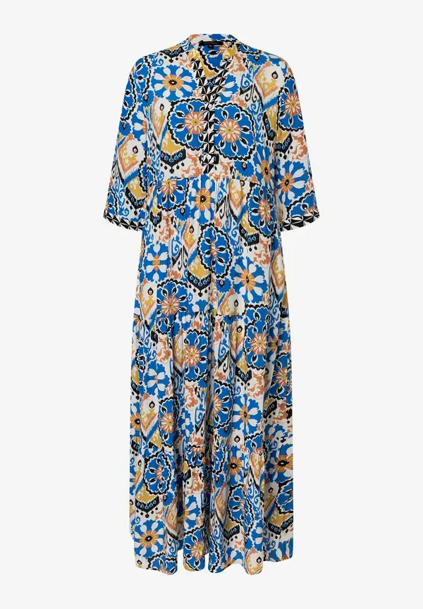 More & More Langes Tunikakleid, Ornament-Print, Sommer-Kollektion