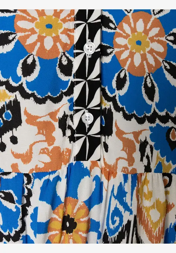 More & More Langes Tunikakleid, Ornament-Print, Sommer-Kollektion
