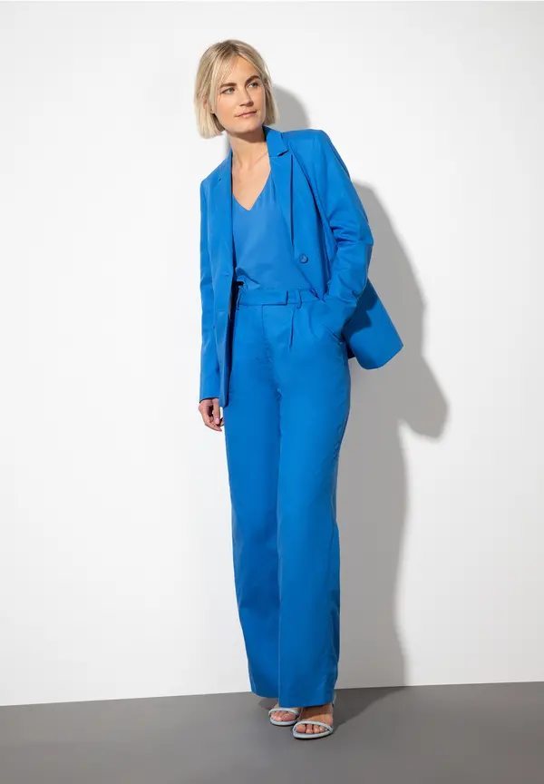 More & More Leinen/Lyocell Blazer, Magic Blue, Sommer-Kollektion