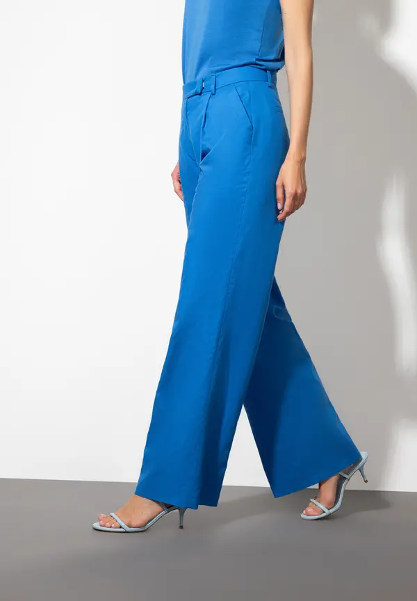 More & More Leinen/Lyocell Hose, Magic Blue, Sommer-Kollektion