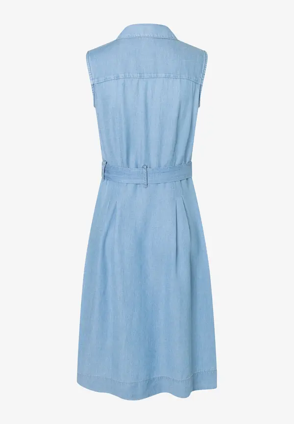 More & More Lyocell Kleid, Denim Blue, Sommer-Kollektion