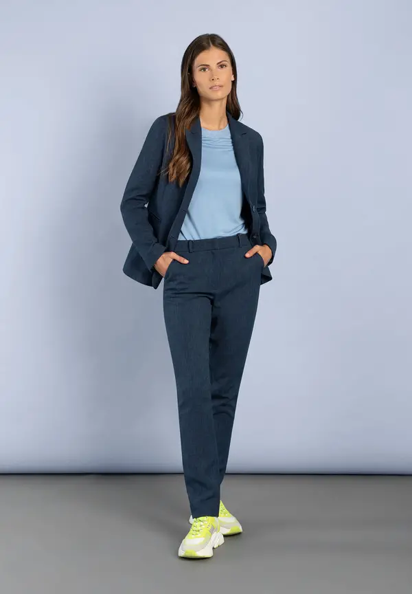 More & More Blazer, Blau Melange