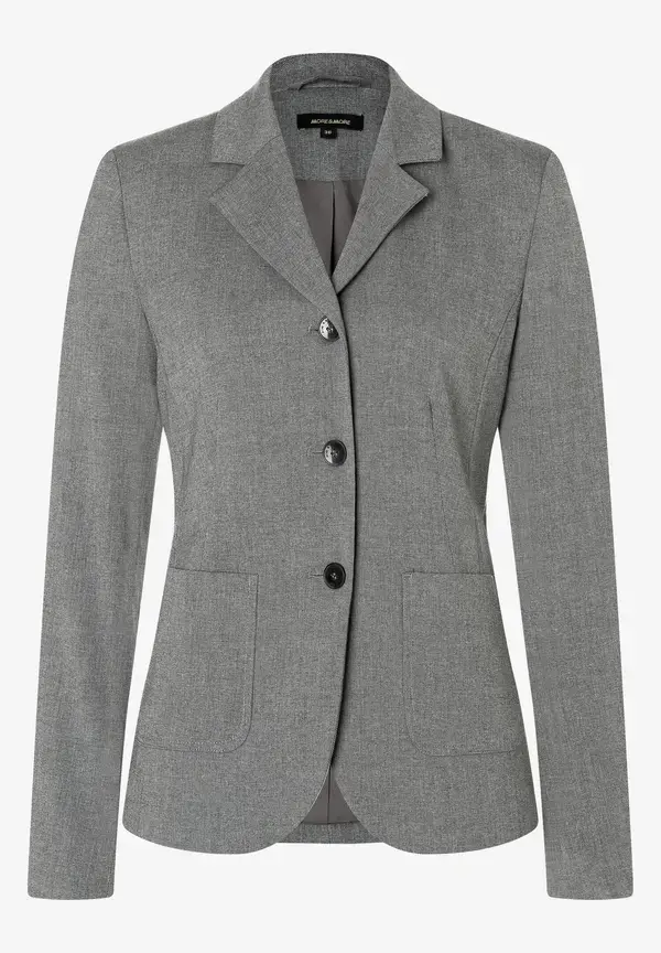 More & More Blazer, Grau Melange, Herbst-Kollektion