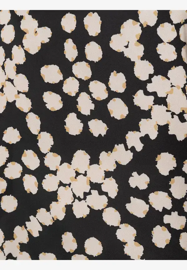 More & More Blusenshirt, Dot Pattern Print