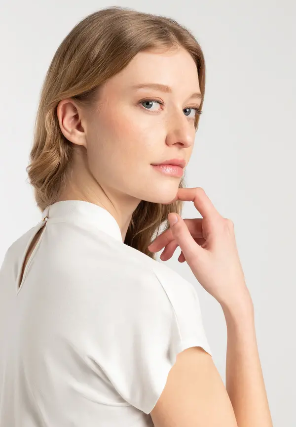 More & More Blusenshirt, Ecru, Frühjahrs-Kollektion