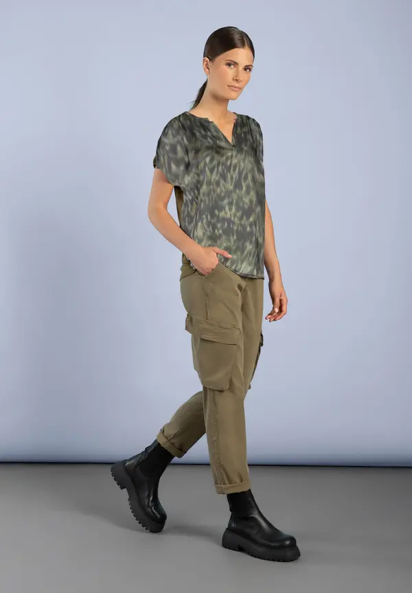 More & More Blusenshirt, New Animal-Print