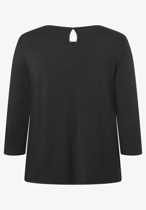 More & More Blusenshirt, Schwarz, Herbst-Kollektion