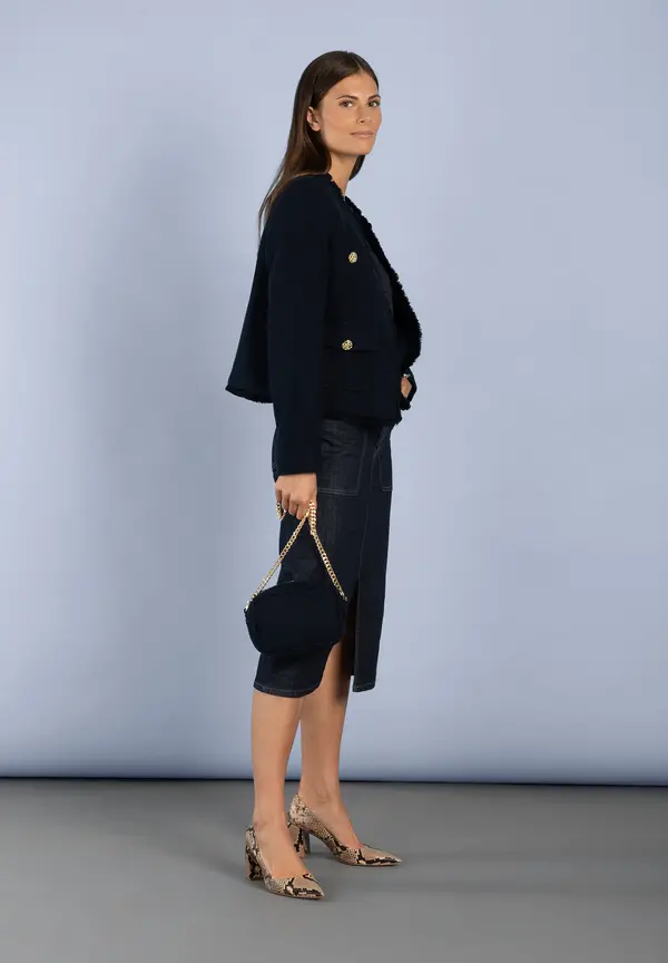 More & More Boucléjacke, Marine