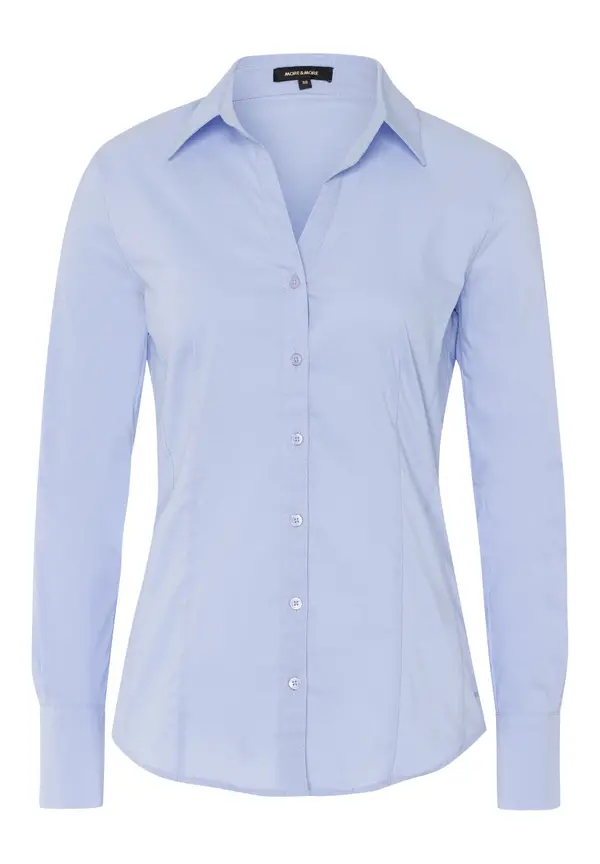 More & More Businessbluse, Hellblau