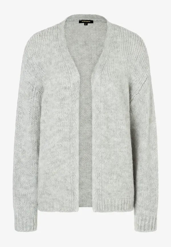 More & More Cardigan, Grau Melange, Herbst-Kollektion