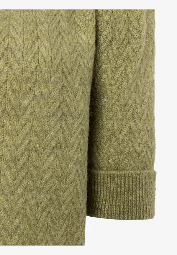 More & More Cardigan, Kurzarm, Soft Moss Green