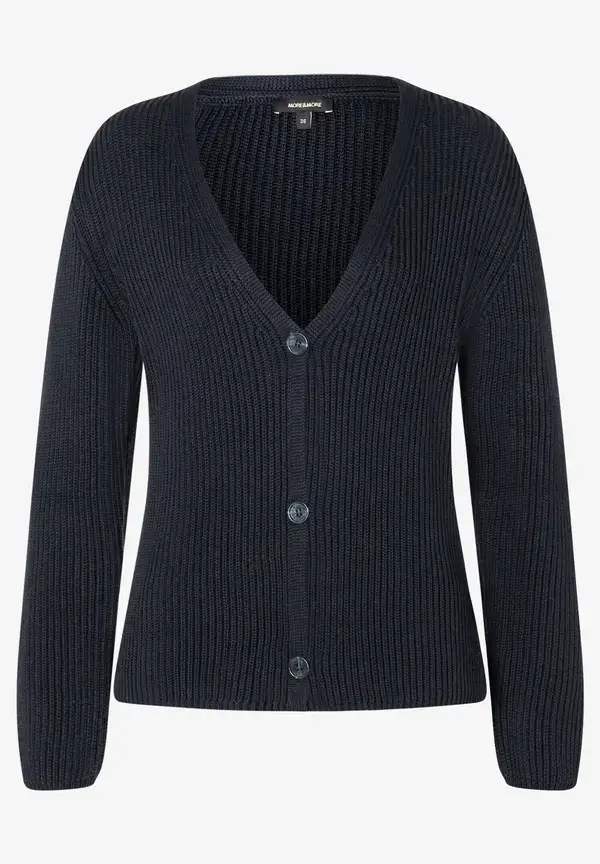 More & More Cardigan, Rippe, Marine
