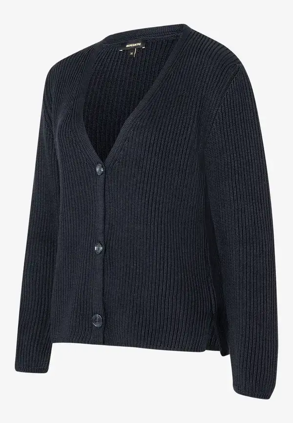 More & More Cardigan, Rippe, Marine