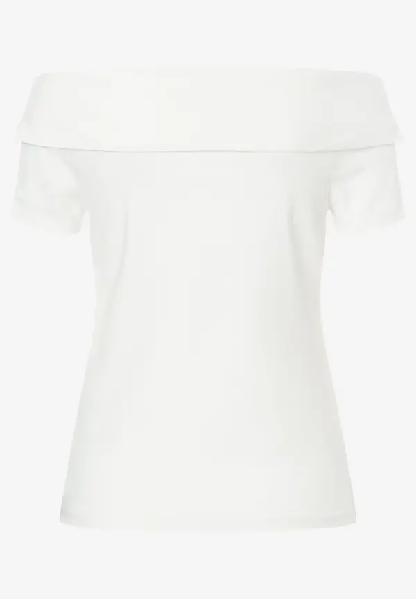 More & More Carmenshirt, Ecru, Sommer-Kollektion