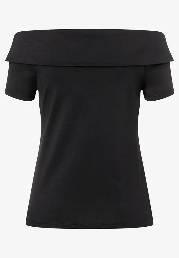 More & More Carmenshirt, Schwarz, Sommer-Kollektion