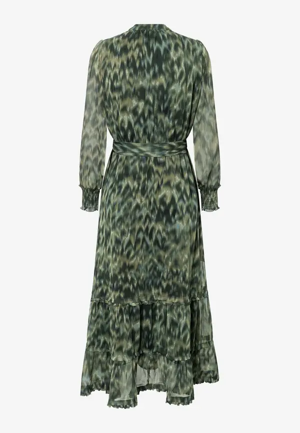 More & More Chiffon Maxikleid, New Animal-Print