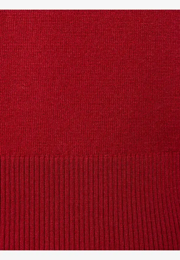 More & More Feinstrickpullover, Rot, Herbst-Kollektion