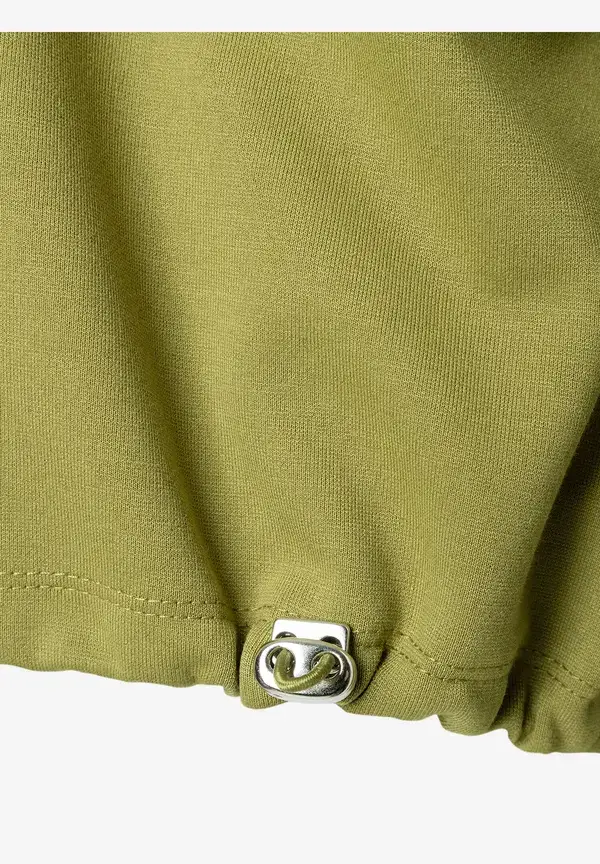 More & More Feminines Sweatshirt, Soft Moss Green