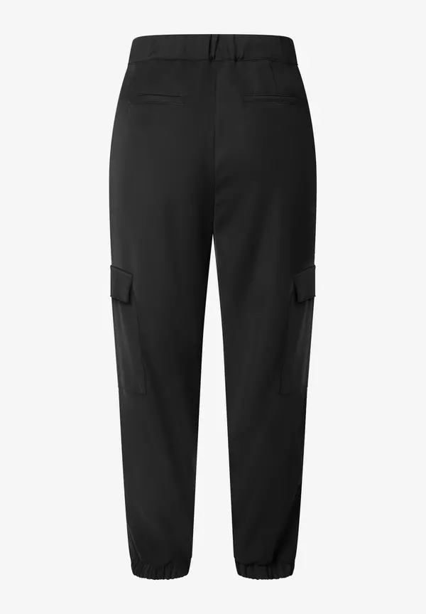More & More Hose Mit Cargotaschen, Schwarz