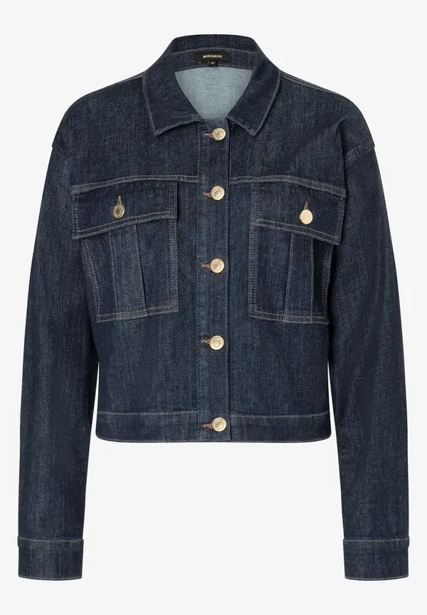 More & More Jeansjacke, Dark Blue Denim