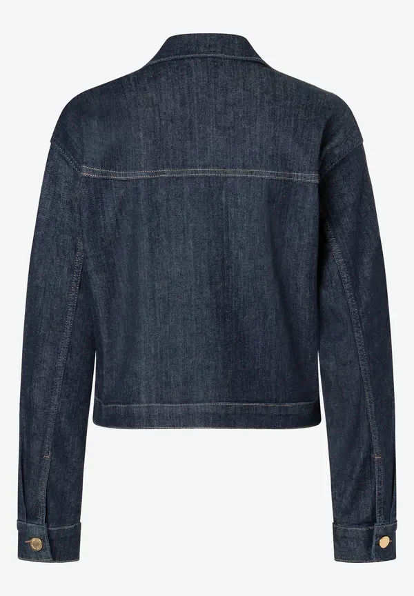 More & More Jeansjacke, Dark Blue Denim