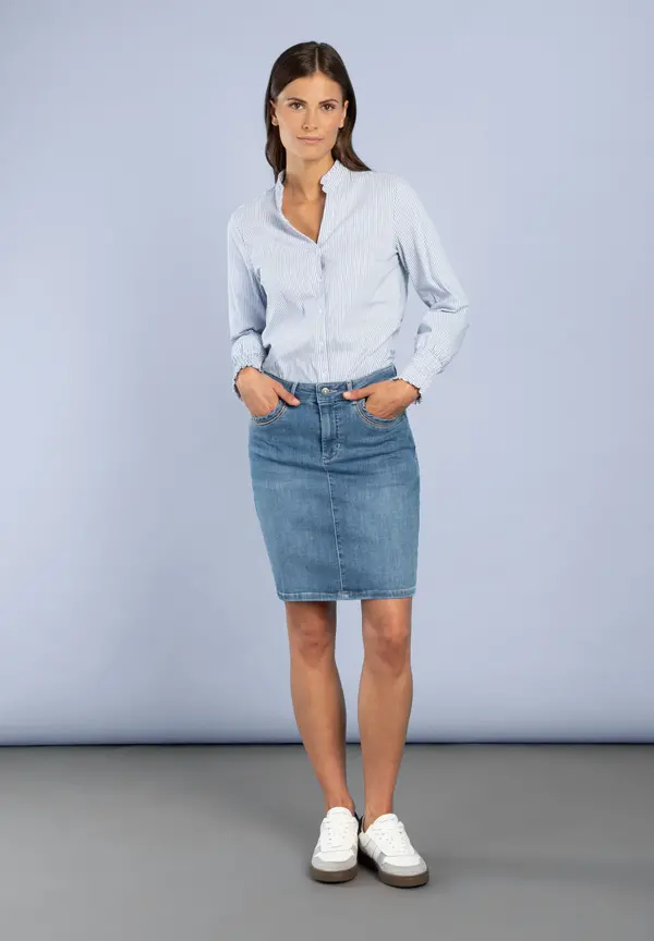 More & More Jeansrock, Five-Pocket