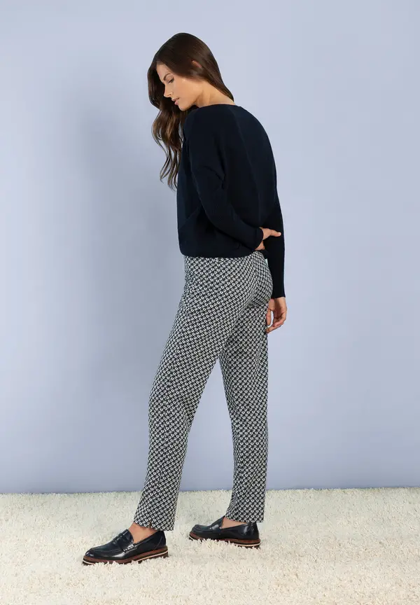 More & More Jerseyhose, Mini-Jacquard