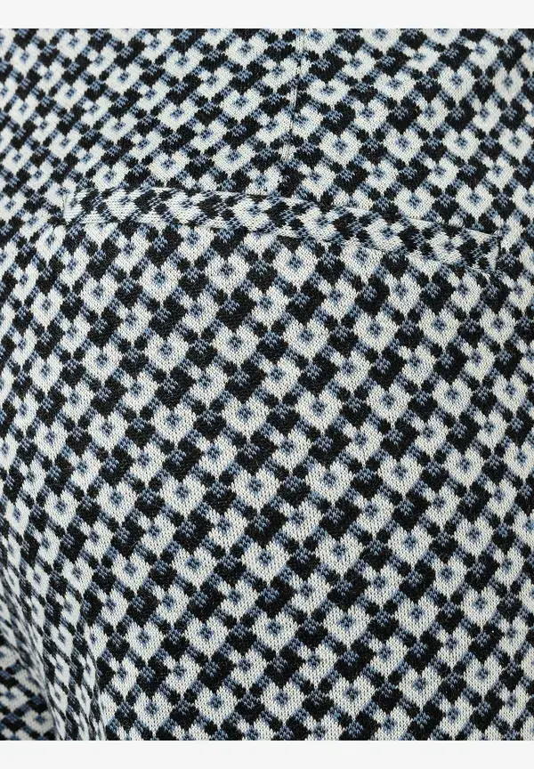 More & More Jerseyhose, Mini-Jacquard