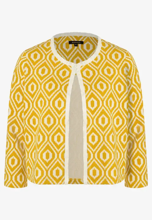 More & More Jerseyjacke, Jacquard, Sommer-Kollektion