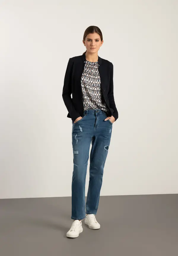 More & More Jerseyjacke, Marine, Frühjahrs-Kollektion